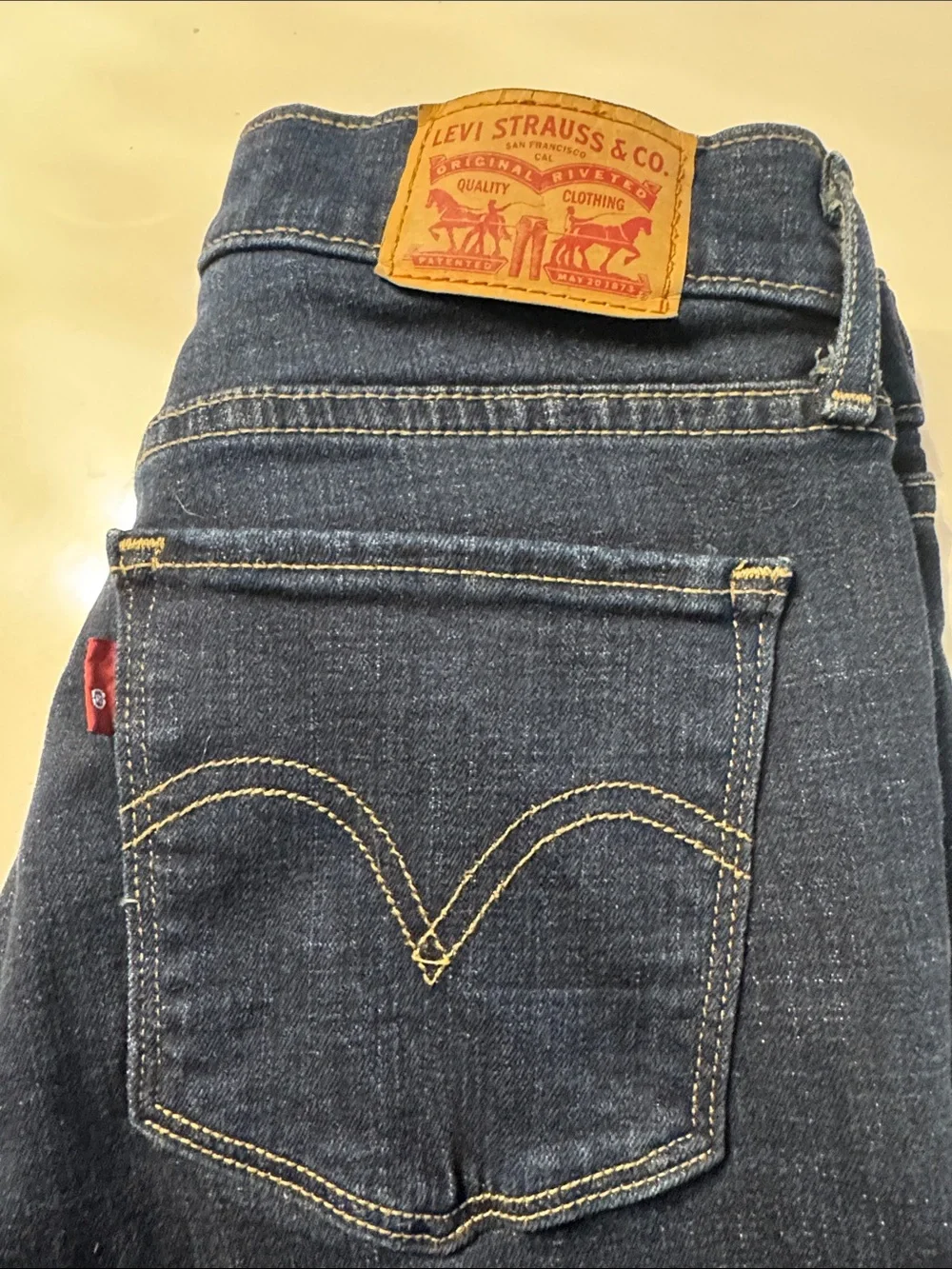 Levi's Women's Dark Indigo Boyfriend Jeans